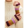 Powder Lilia Wrist Warmers - Vintage Mix