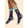 Powder Men's Esteemed Foxes Socks - Blue