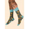 Powder Men's Pheasants Socks - Racing Green