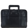 Ashwood Leather Men's Laptop Bag Black PL45