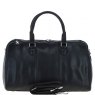 Ashwood Leather Duffle Weekender Bag Black PL47