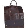 Ashwood Leather Holdall Duffel Bag with Detachable Shoulder Strap Brown PL49