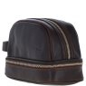 Ashwood Leather Men's Zip Wash Bag Brown PL41