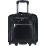 Ashwood Leather Business Trolley Bag Black PL51