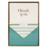 Portico Designs Multicolour Thank You Boxed Notecards 10 Pack