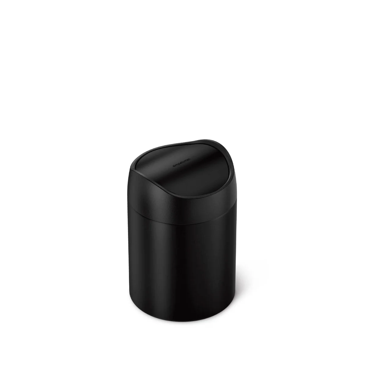 Simple Human Matte Black Steel Mini Bin 1.5L