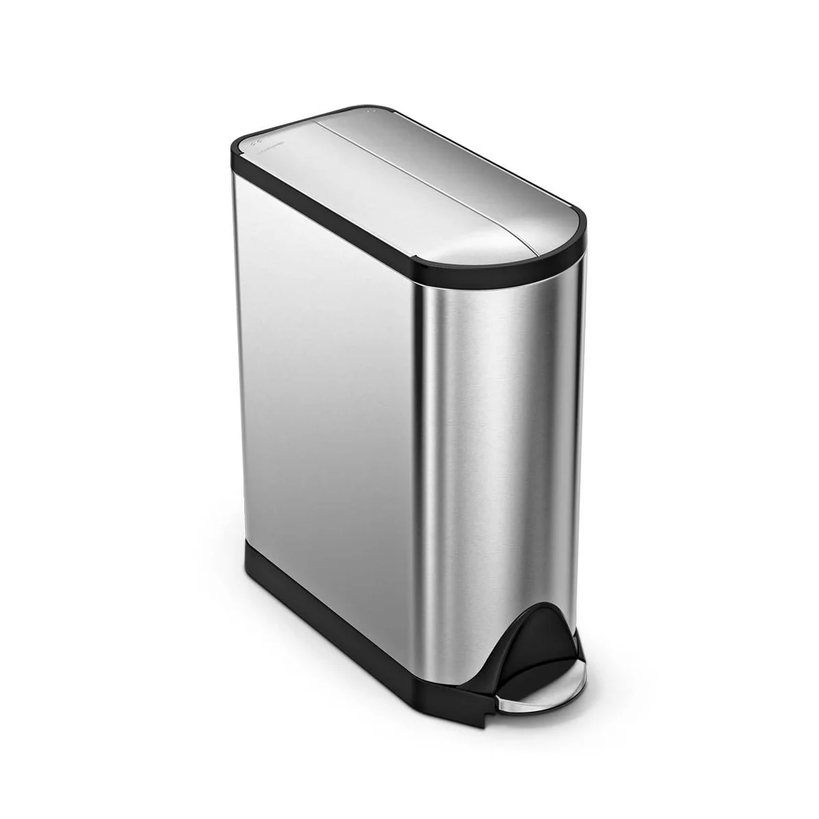 Simple Human Butterfly Recycler Pedal Bin 40L -  Brushed Stainless Steel