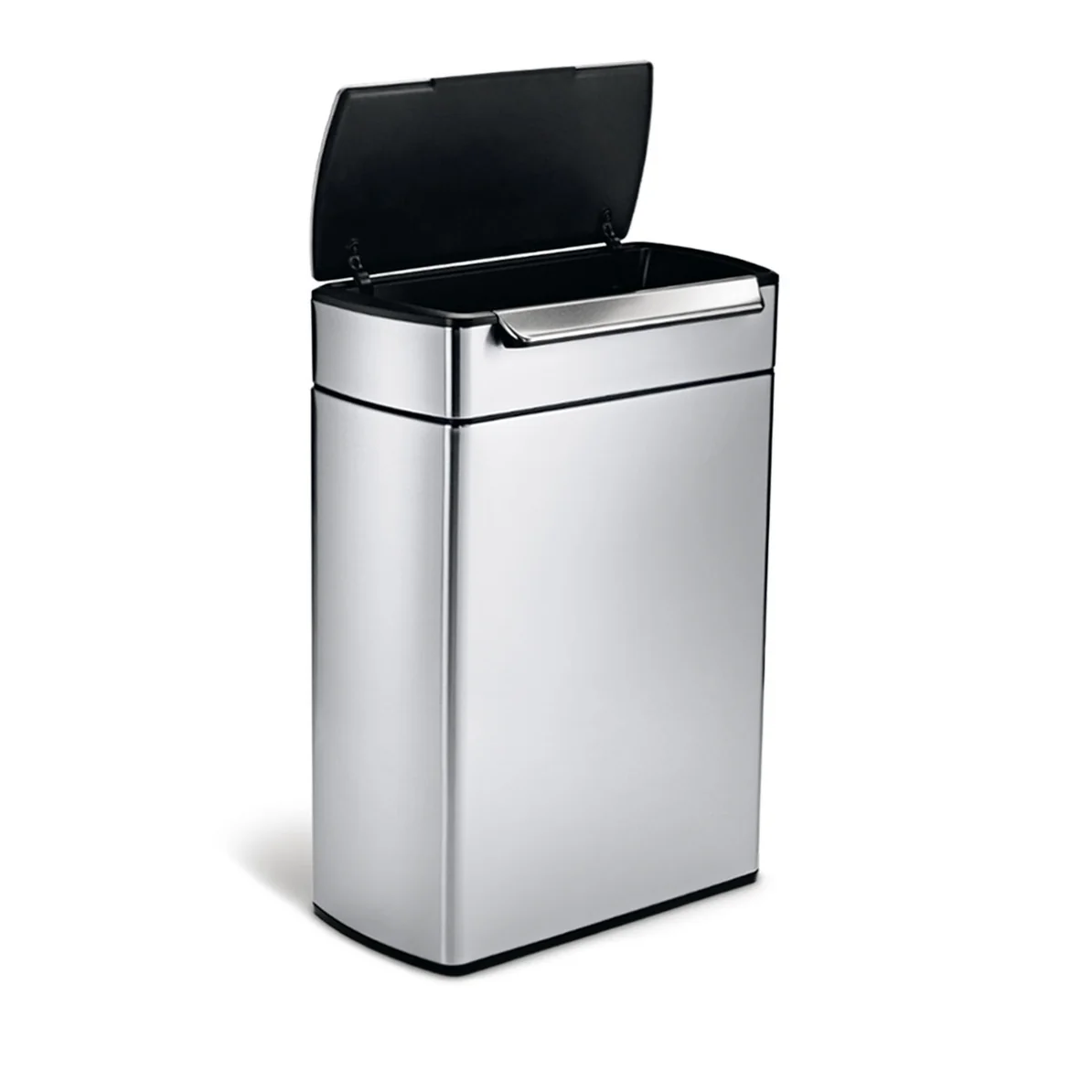 Simple Human Touch Bar Recycler Bin 48L - Brushed Stainless Steel