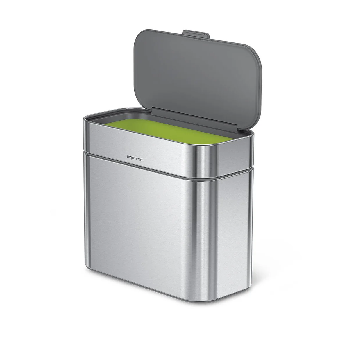 Simple Human Compost Caddy 4L - Brushed Stainless Steel