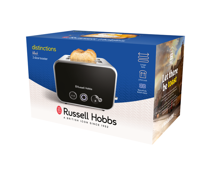 Rusell Hobbs Distinctions 2-Slice Toaster Black