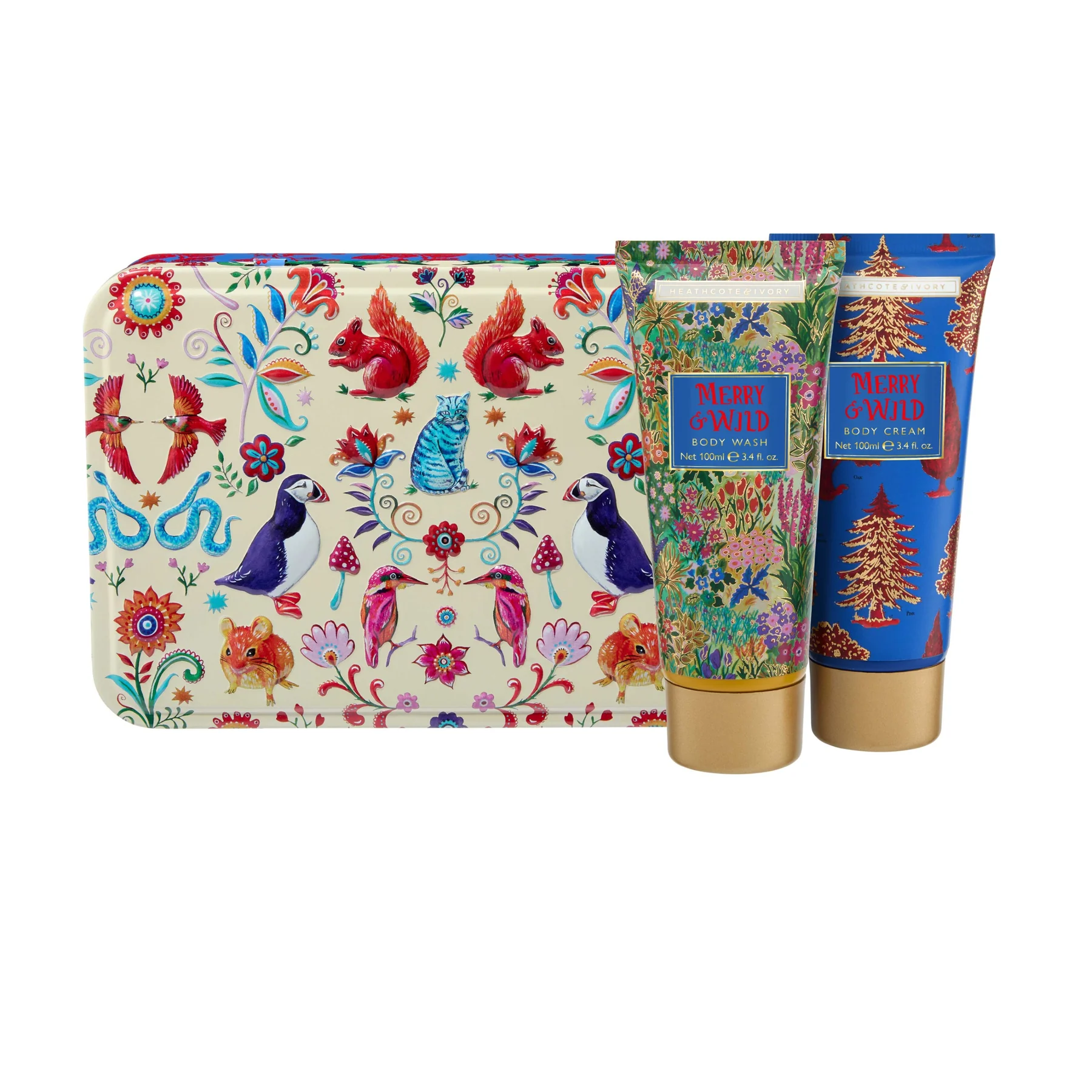 Merry & Wild Wildlife Story Tin Gift Set