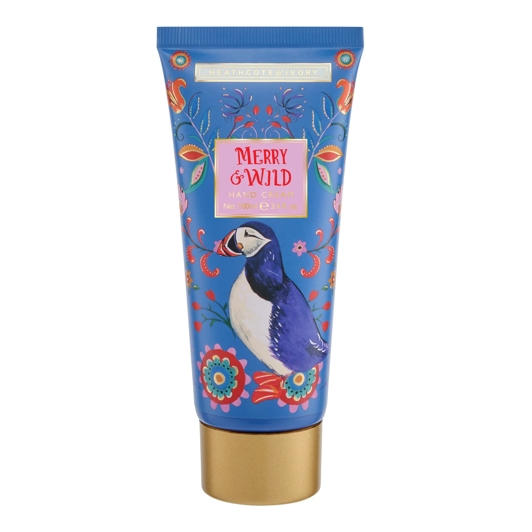 Heathcote & Ivory Merry & Wild Hand Cream In Tin Gift Set 100ml