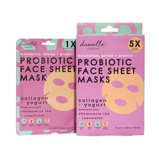 Danielle Creations Probiotic Face Sheet Mask - 5 Pack