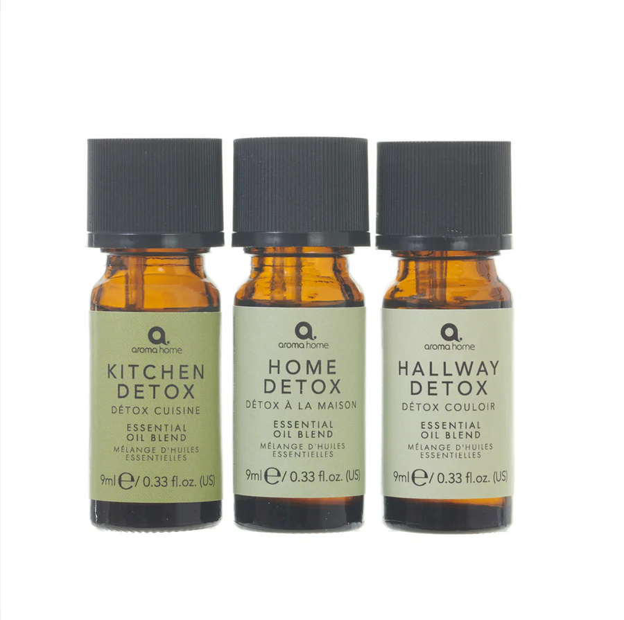 Aroma Home Home Detox Essential Oil Blends 9ml - Triple Pack