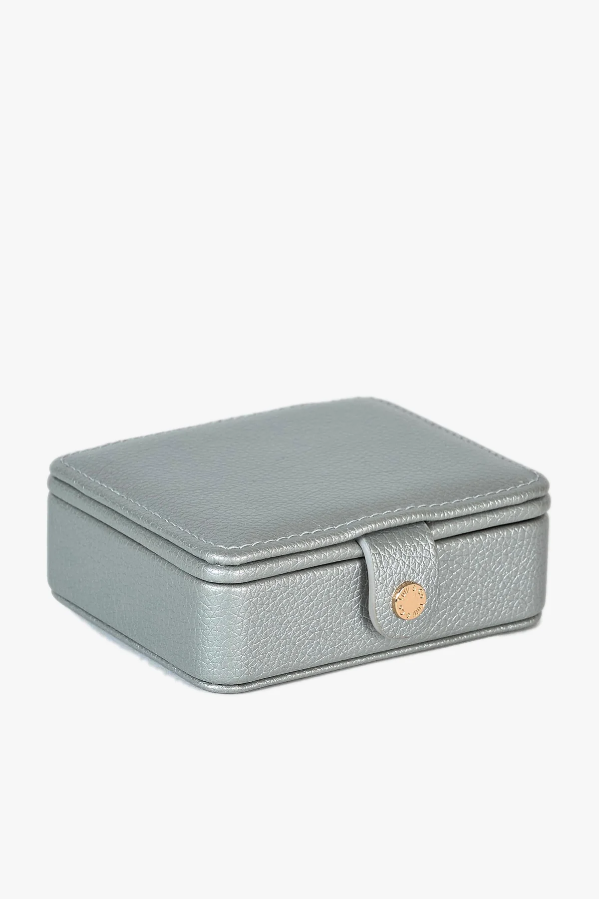 Tutti & Co Metallic Mini Jewellery Box Silver