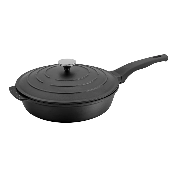 Grunwerg Commichef Cast Aluminium All-In-One-Pan - Black