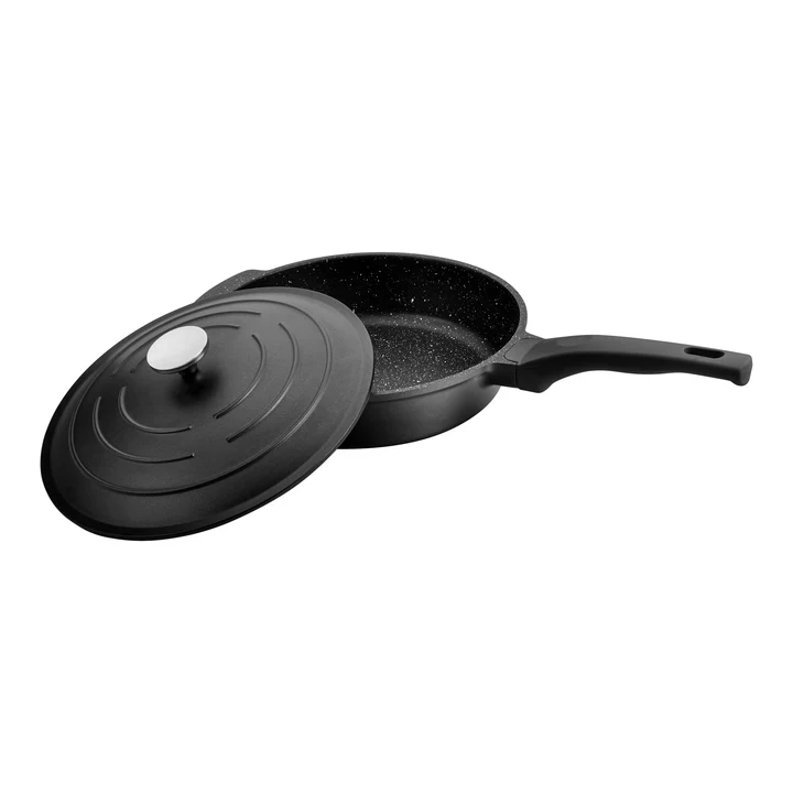 Grunwerg Commichef Cast Aluminium All-In-One-Pan - Black