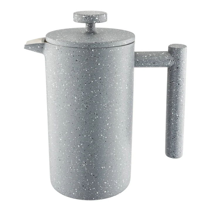 Café Olé Straight Sided Cafetiere - Grey Granite