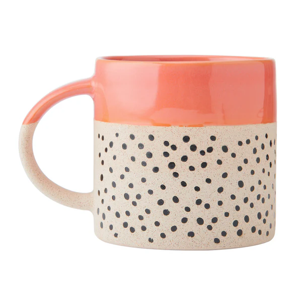 Mikasa Wax Resist Orange Glaze Mug 390ml