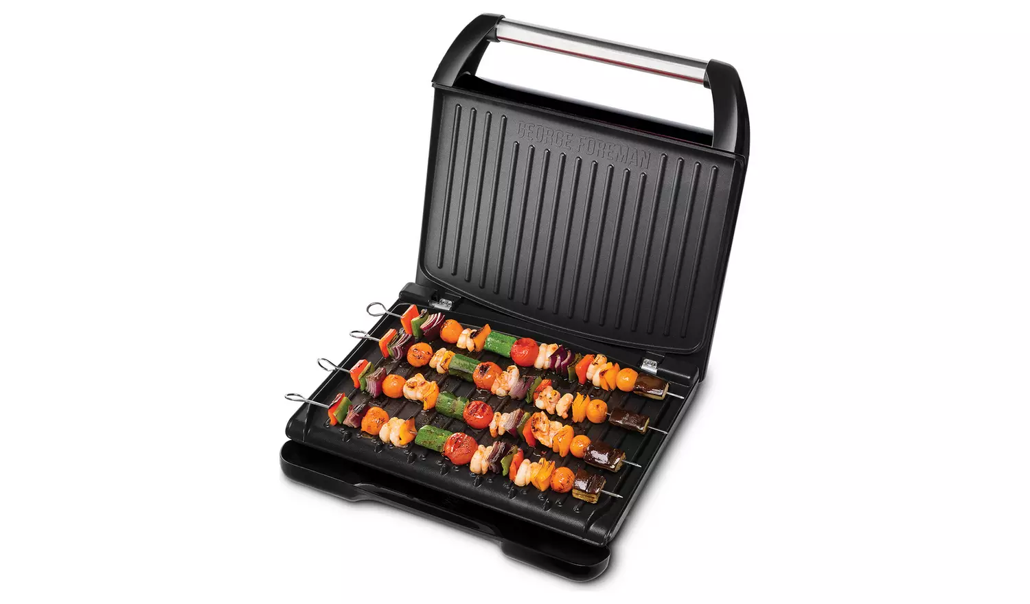 George Foreman Entertaining Steel Grill