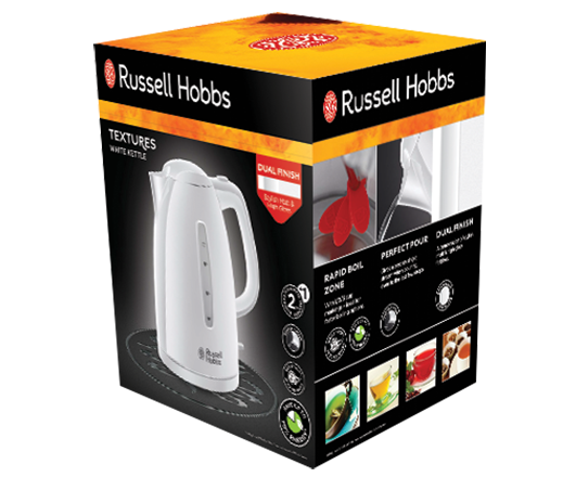 Russell Hobbs Textures Kettle - White