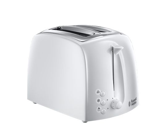 Russell Hobbs Textures Toaster - White