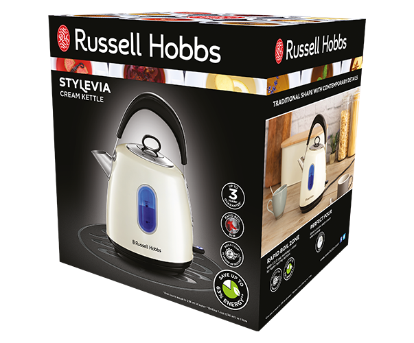 Russell Hobbs Stylevia Kettle Cream