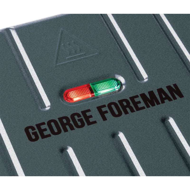 George Foreman Steel Grill Grey Large