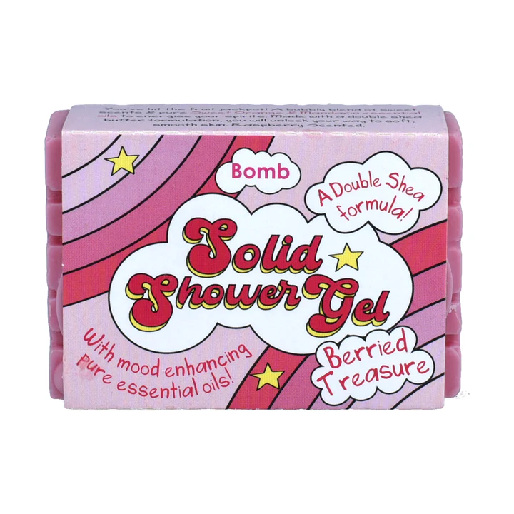 Bomb Cosmetics Berried Treasure Solid Shower Gel