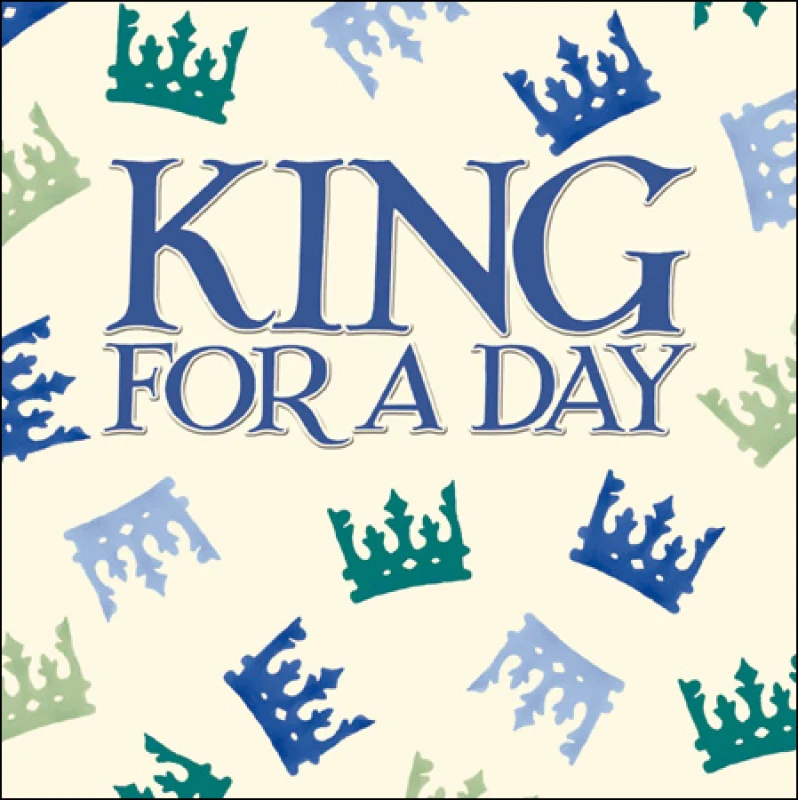 Emma Bridgewater King For A Day Card