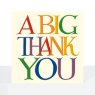 Emma Bridgewater A Big Thank You Rainbow Colours Card