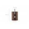 Gingko Drum Light Bluetooth Speaker - American Walnut