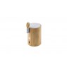 Gingko Drum Light Bluetooth Speaker - Bamboo Wood