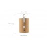 Gingko Drum Light Bluetooth Speaker - Beech Wood