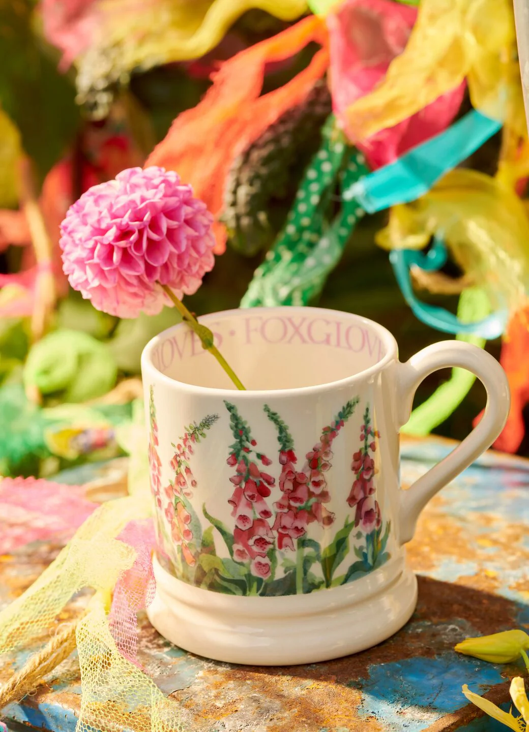 Emma Bridgewater Foxgloves 1/2 Pint Mug