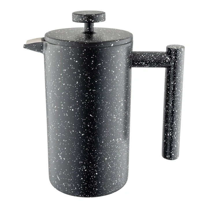 Café Olé Straight Sided Cafetiere - Black Granite