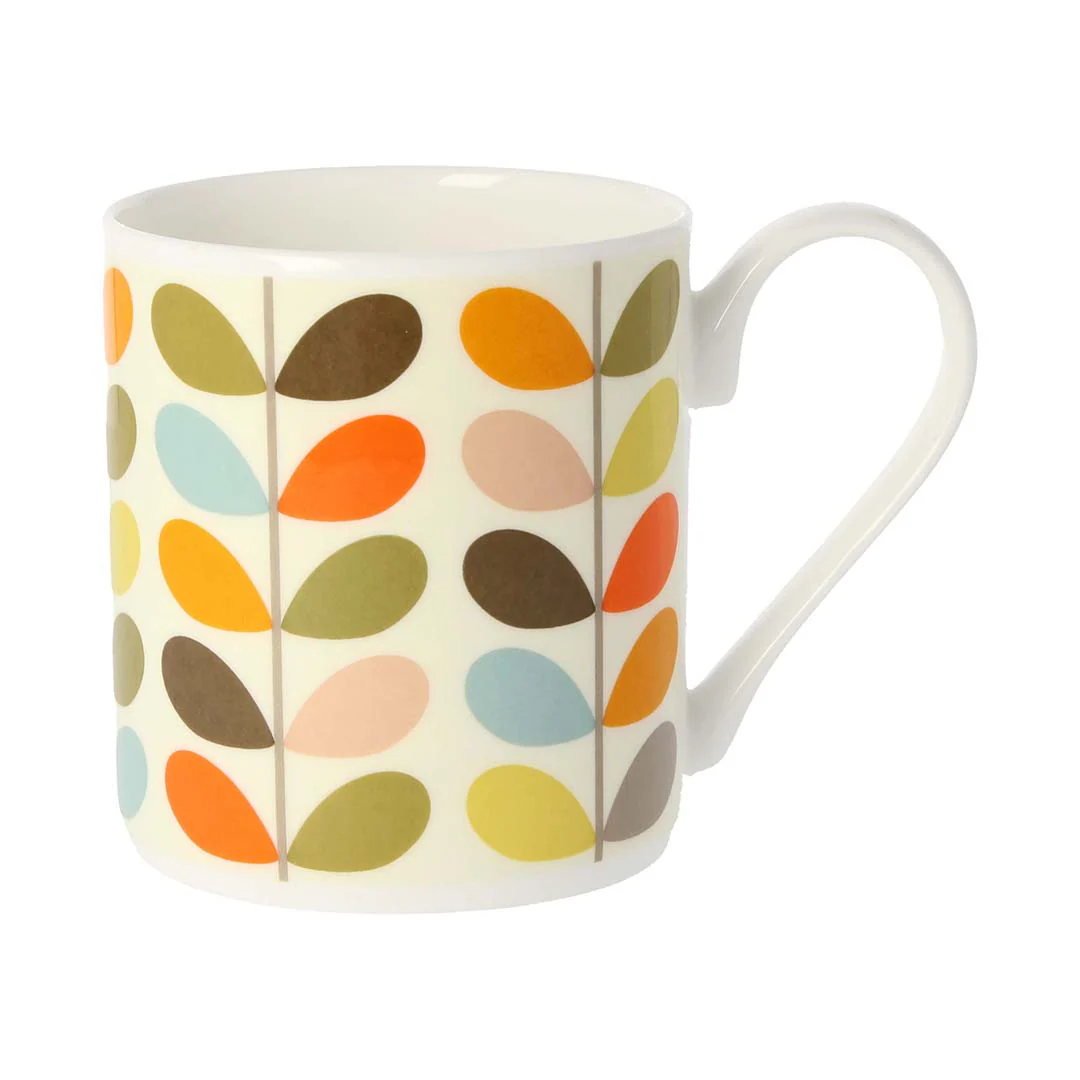 Orla Kiely Multi Colour Ten Stem Mug