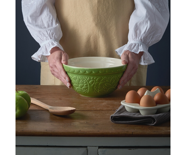 Mason Cash In The Forest Green Embossed Mixing Bowl 21cm