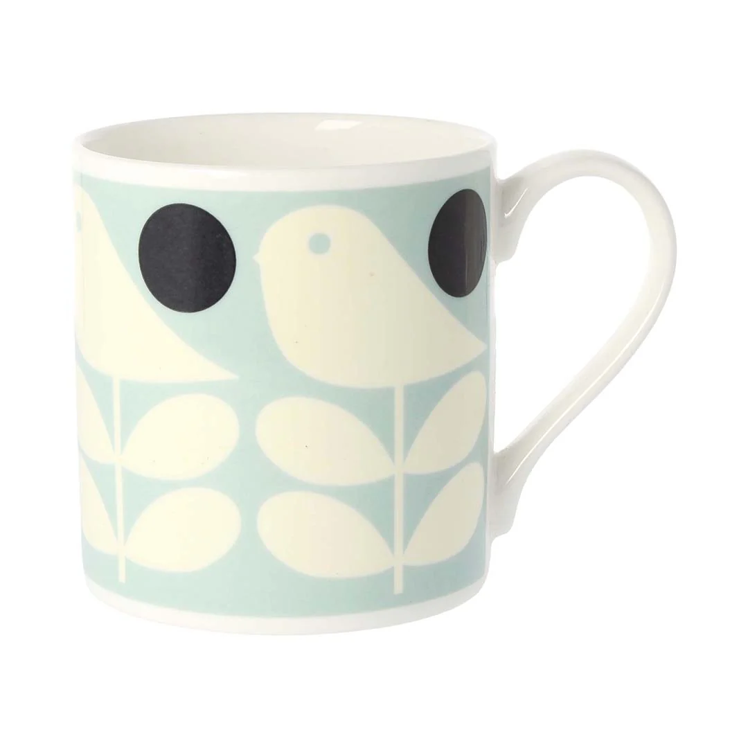 Orla Kiely Early Bird Light Blue Mug