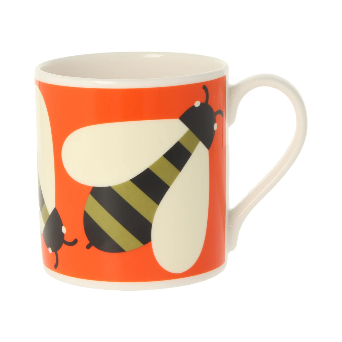 Orla Kiely Busy Bee Orange Quite Big Mug