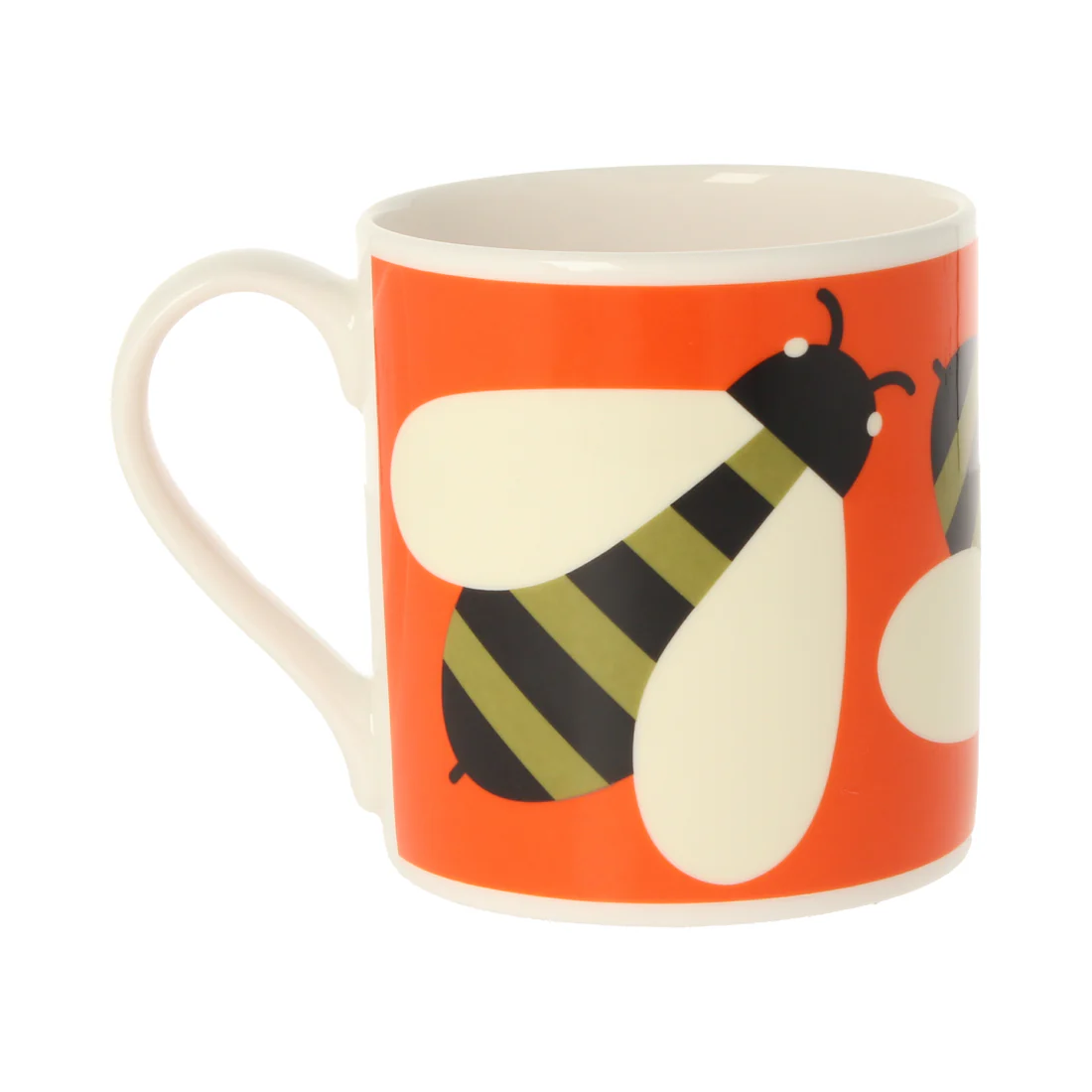 Orla Kiely Busy Bee Orange Quite Big Mug