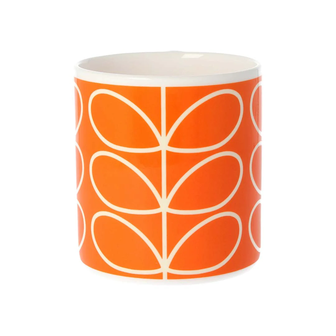 Orla Kiely Poppy Linear Stem Quite Big Mug