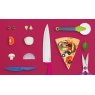 Colourworks Brights 10cm Paring Knife with Protective Case